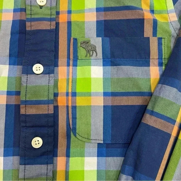 Abercrombie & Fitch Long Sleeve Button Down Oxford Shirt Size M - Picture 3 of 5